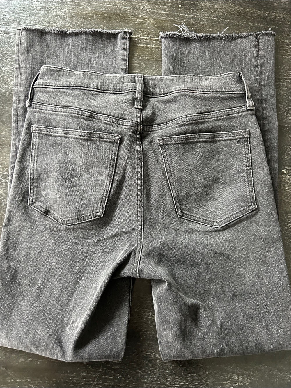 Madewell Women's Gray Straight-Leg Jeans, Washed Charcoal - Picture 4 of 5